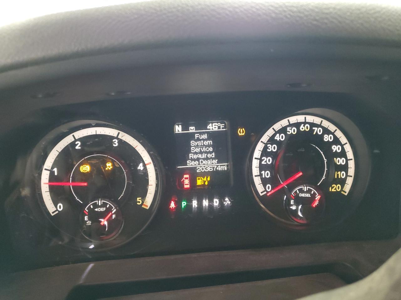 2013 RAM 2500 VIN 3C6UR5DL1DG524128 Copart auction photo, burn / front end damage thumbnail 9