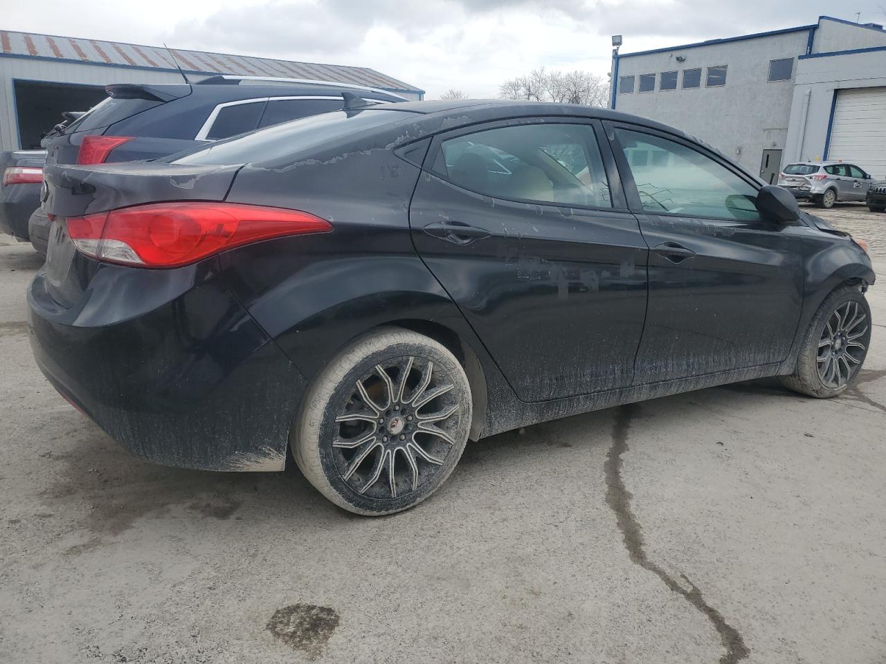2013 Hyundai Elantra VIN 5NPDH4AE2DH237920 Copart auction photo, front end / minor dent/scratches damage thumbnail 3