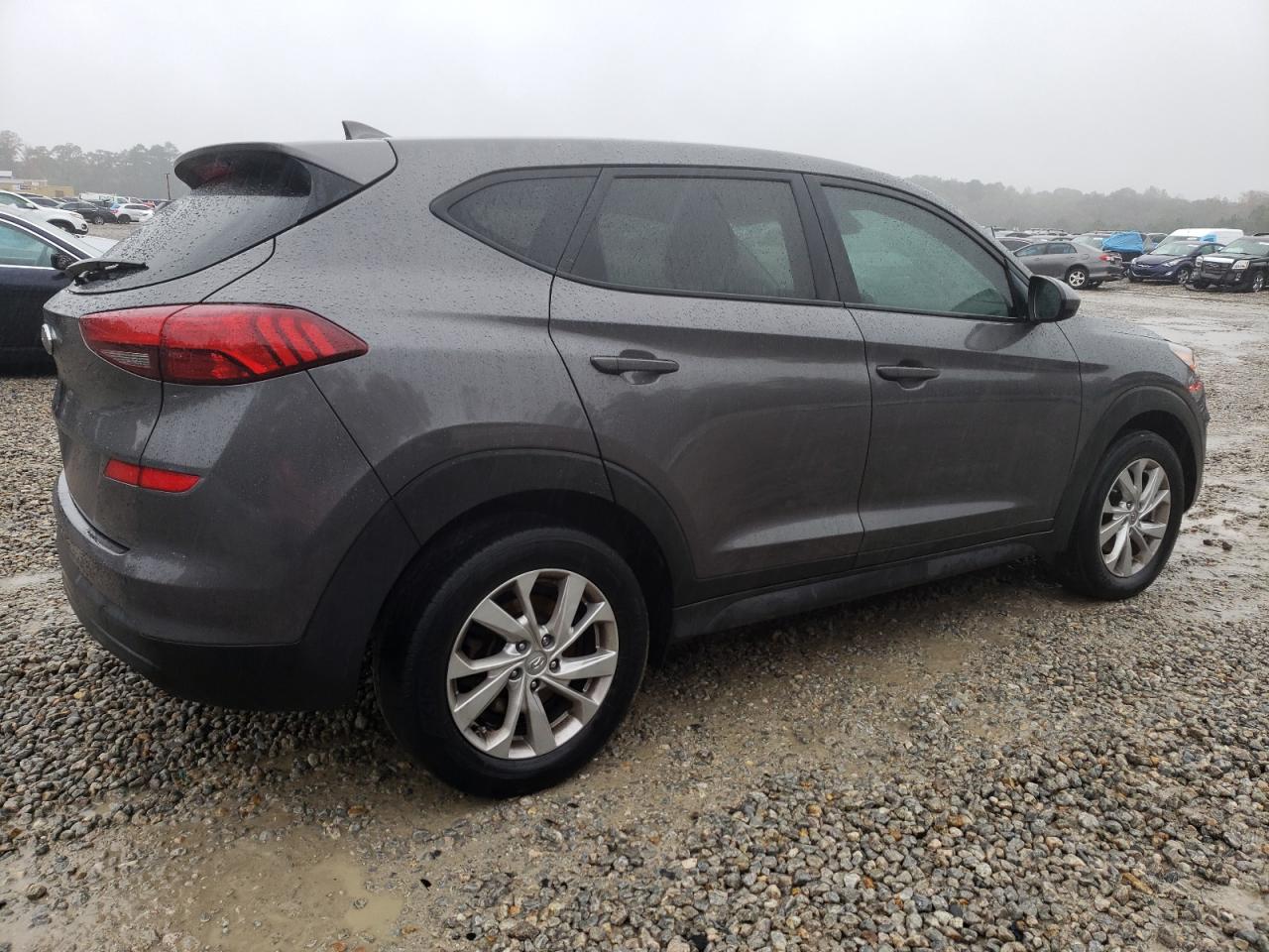 2020 Hyundai Tucson VIN KM8J23A44LU082292 Copart auction photo, side / rear end damage thumbnail 3