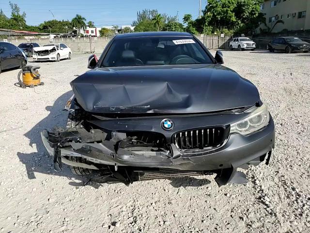 2015 BMW 4er VIN WBA3N3C54FK233395 Copart auction photo, front end damage thumbnail 14