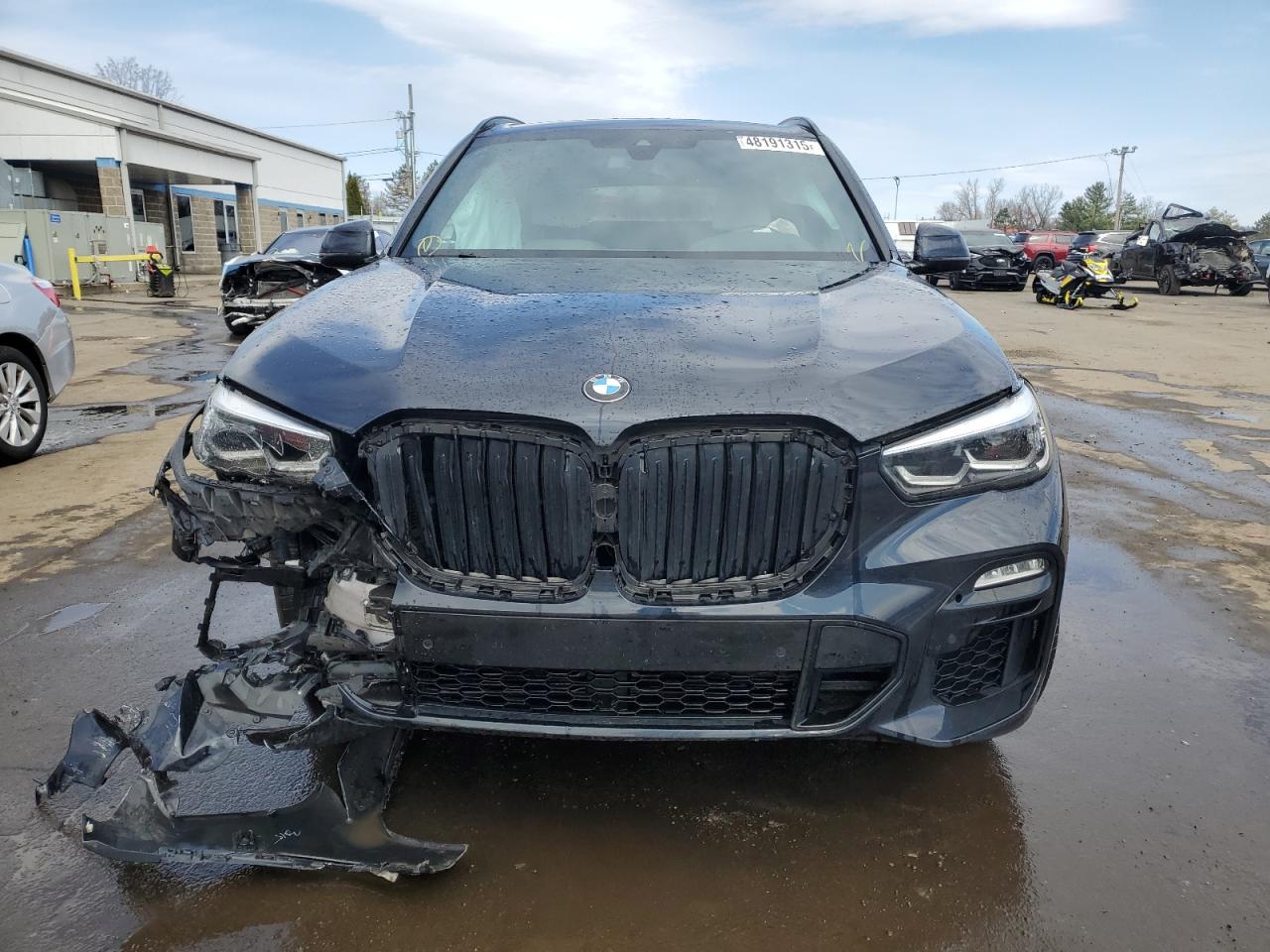 2021 BMW X5 VIN 5UXCR6C0XM9E73179 Copart auction photo, front end damage thumbnail 5