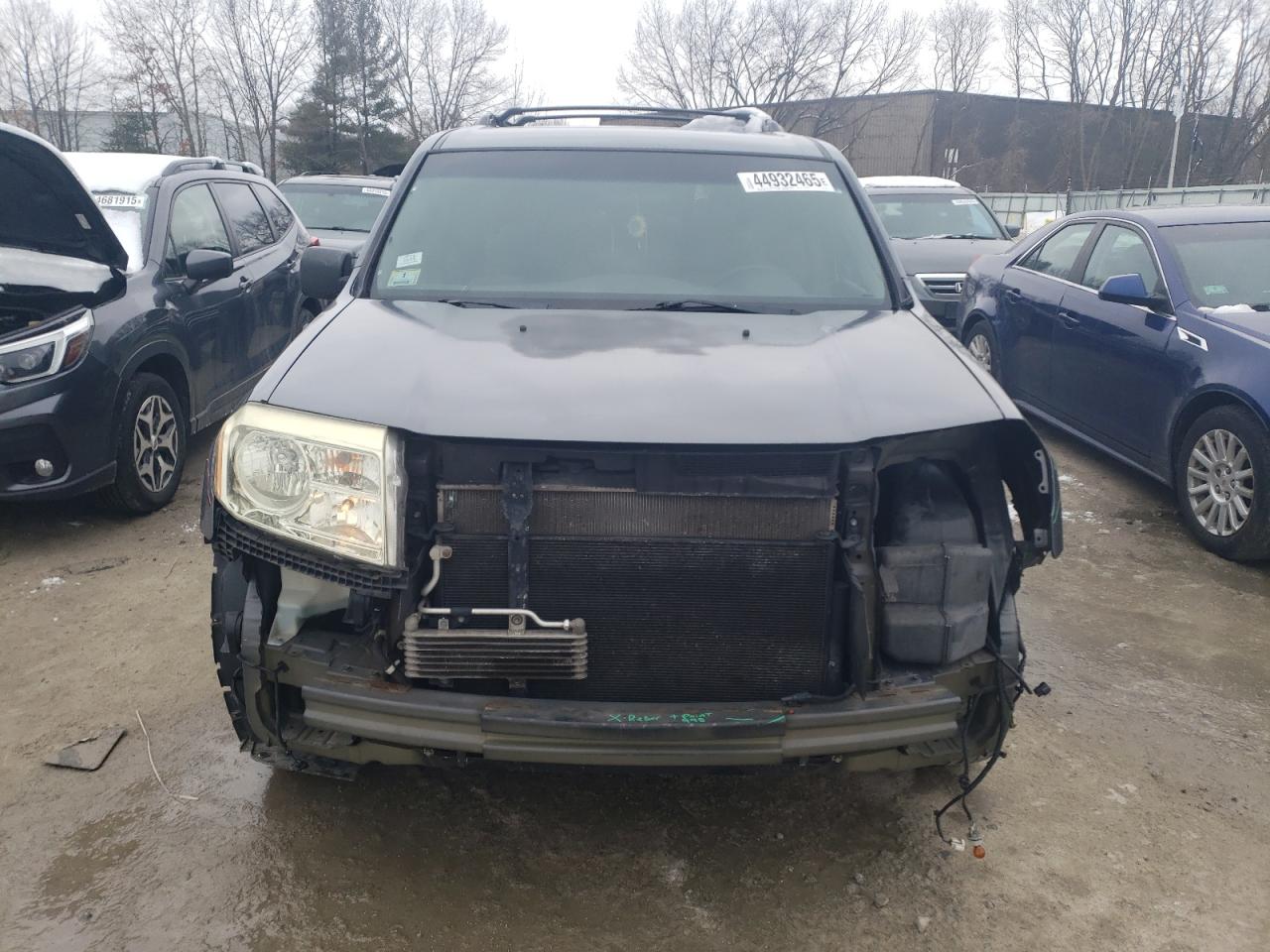 2012 Honda Pilot VIN 5FNYF4H41CB004337 Copart auction photo, front end / rear end damage thumbnail 5