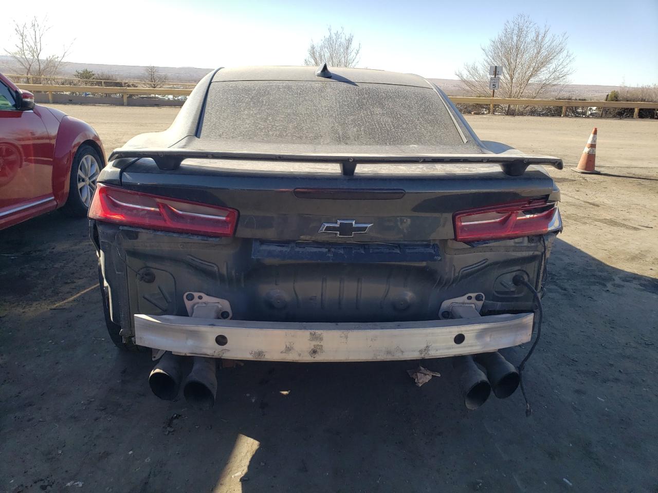 2017 Chevrolet Camaro VIN 1G1FG1R78H0125117 Copart auction photo, rear end damage thumbnail 6
