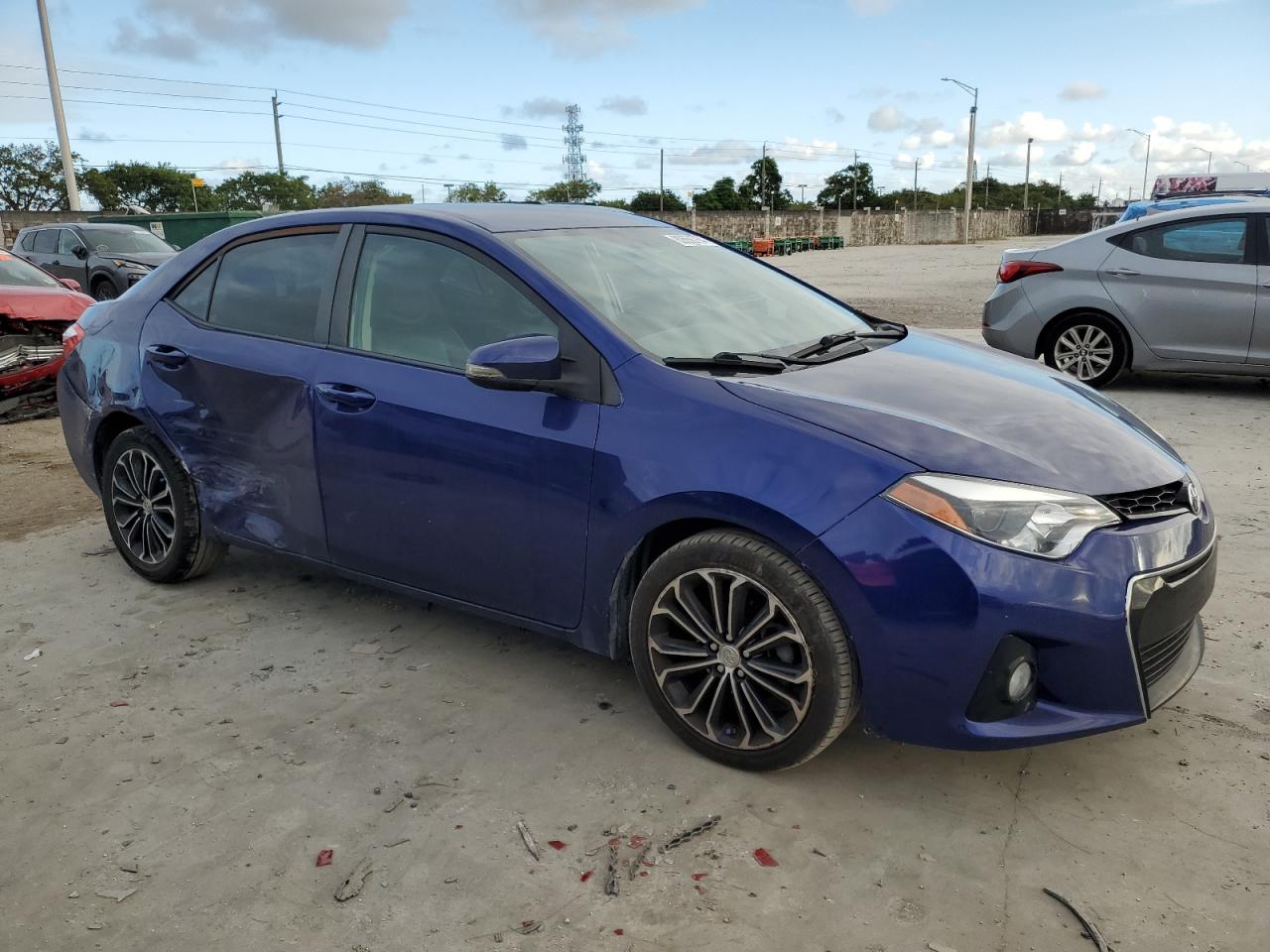 2016 Toyota Corolla VIN 2T1BURHE2GC534750 Copart auction photo, all over damage thumbnail 4