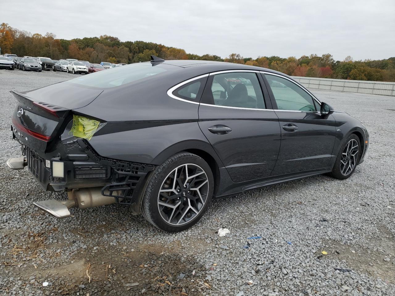 2021 Hyundai Sonata VIN 5NPEK4JC7MH131578 Copart auction photo, rear end damage thumbnail 3