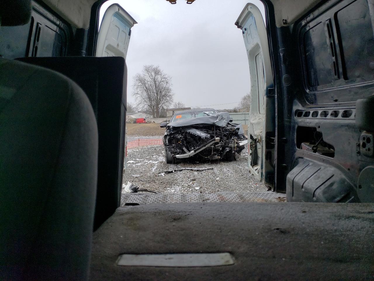 2010 Ford Transit VIN NM0LS7AN9AT024630 Copart auction photo, front end / side damage thumbnail 10