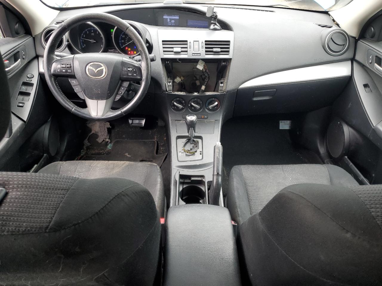 2012 Mazda 3 VIN JM1BL1V77C1632732 Copart auction photo, side / front end damage thumbnail 8