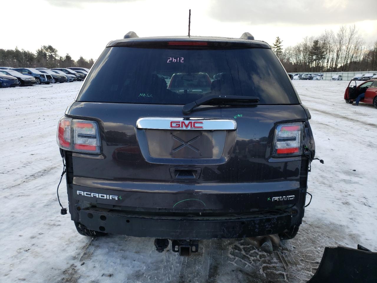 2015 GMC Acadia VIN 1GKKVNED0FJ232771 Copart auction photo, front end / rear end damage thumbnail 6