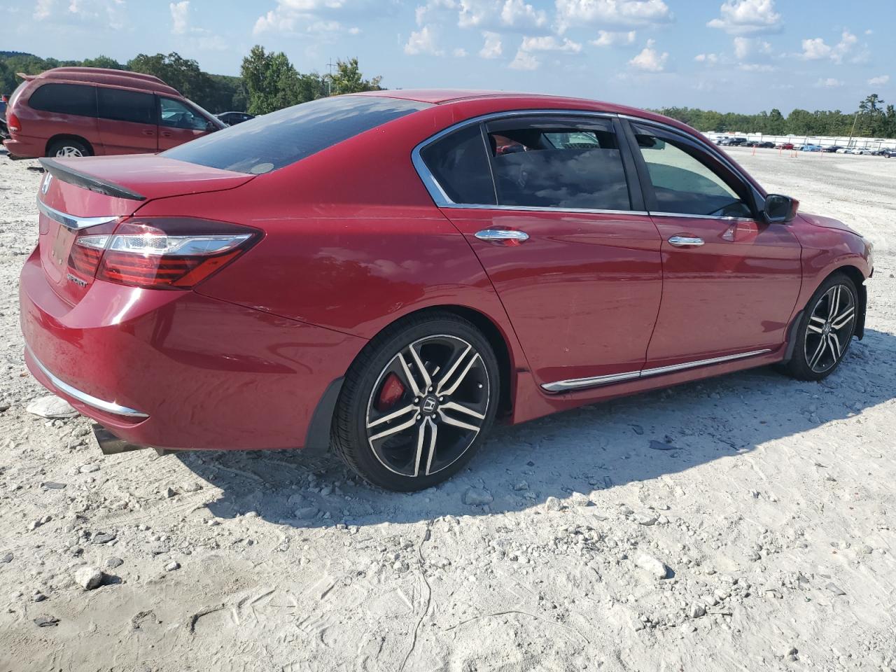 2016 Honda Accord VIN 1HGCR2F64GA099180 Copart auction photo, all over damage thumbnail 3