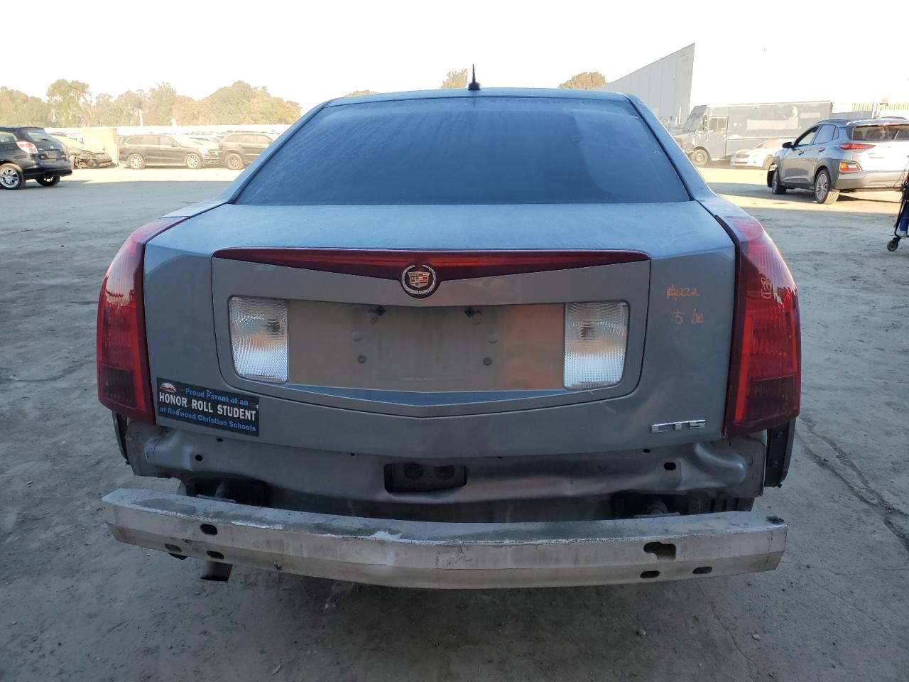 2006 Cadillac CTS VIN 1G6DM57T160182466 Copart auction photo, rear end damage thumbnail 6