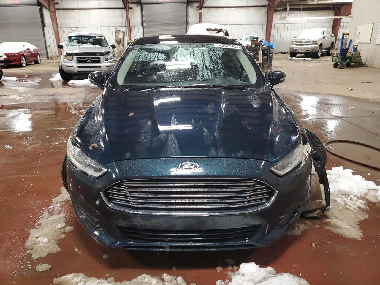 2014 Ford Fusion VIN 3FA6P0H78ER120391 Copart auction photo, front end / side damage thumbnail 5
