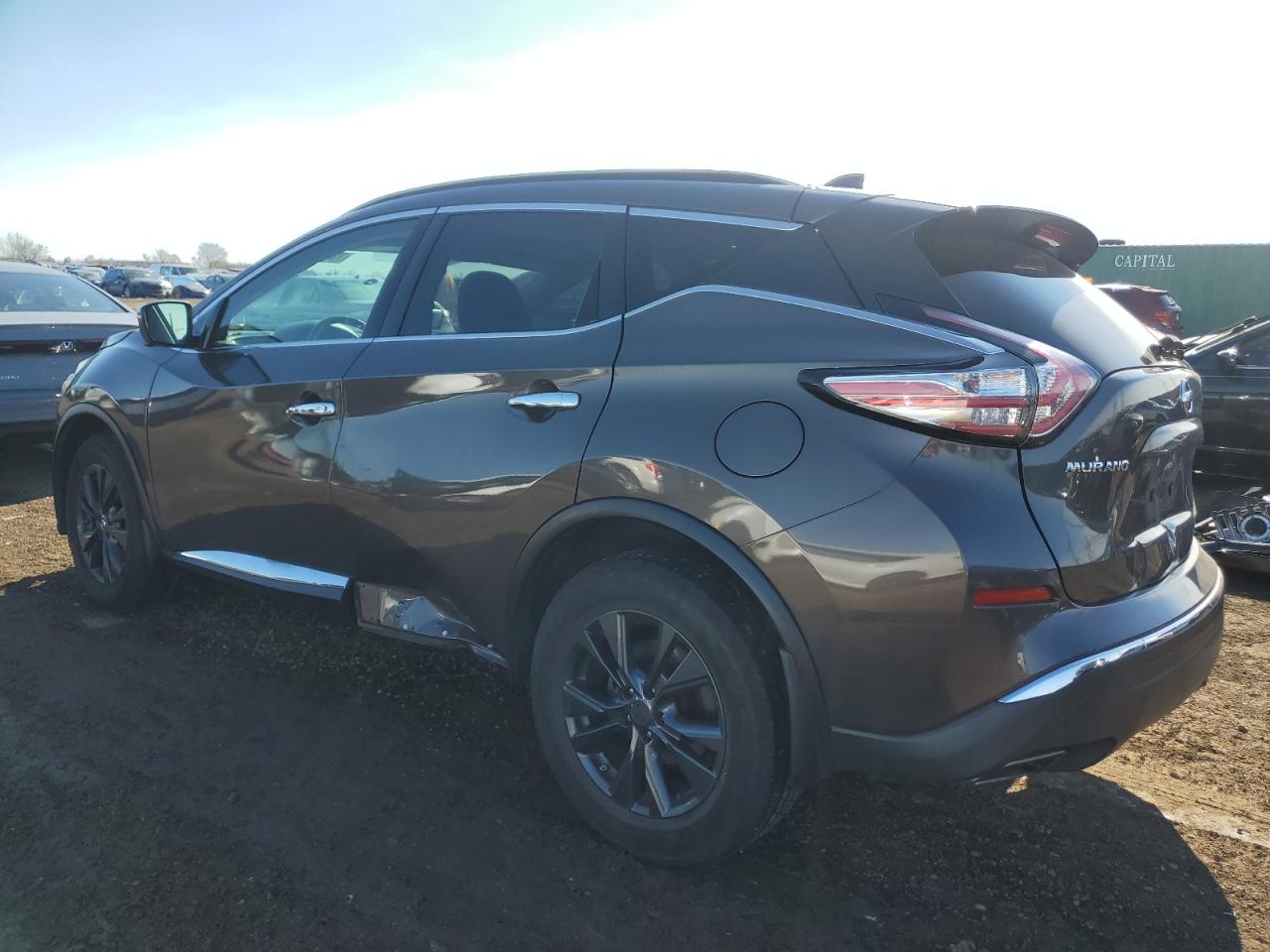 2017 Nissan Murano VIN 5N1AZ2MH4HN203795 Copart auction photo, front end / side damage thumbnail 2