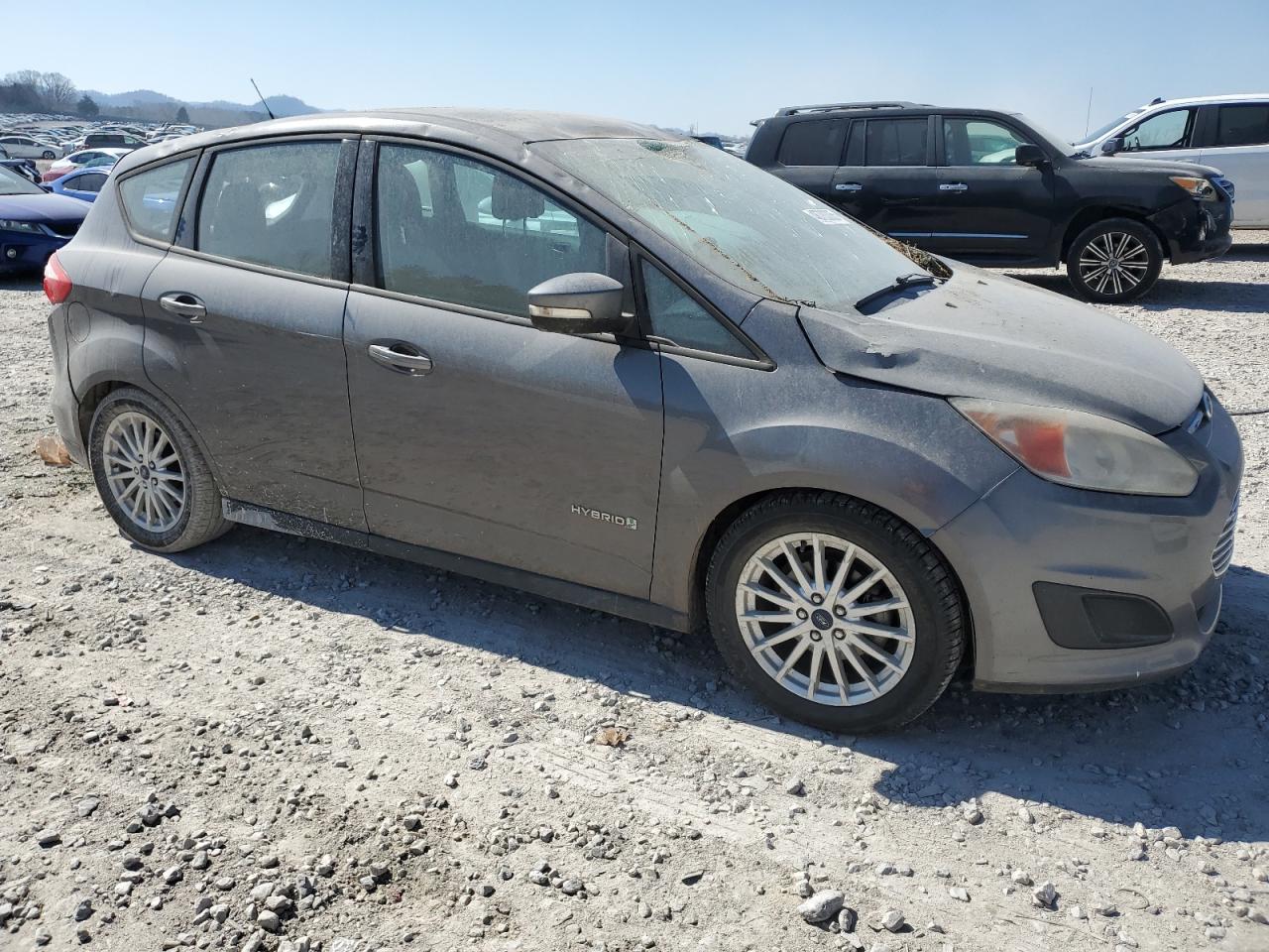 2013 Ford C-MAX VIN 1FADP5AU5DL538294 Copart auction photo, top/roof / rear end damage thumbnail 4