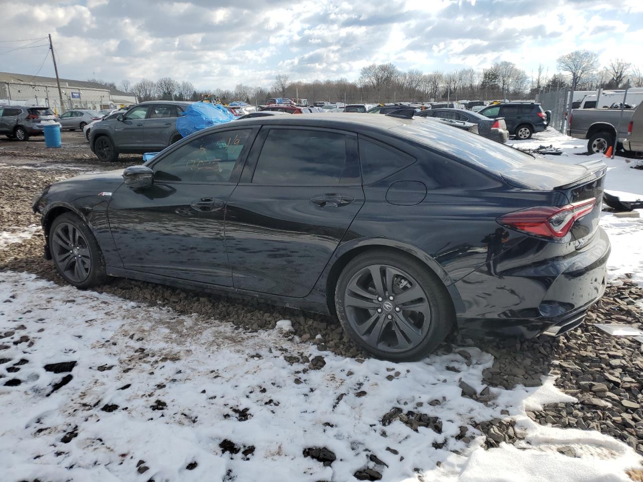 2021 Acura TLX VIN 19UUB6F53MA007107 Copart auction photo, front end damage thumbnail 2