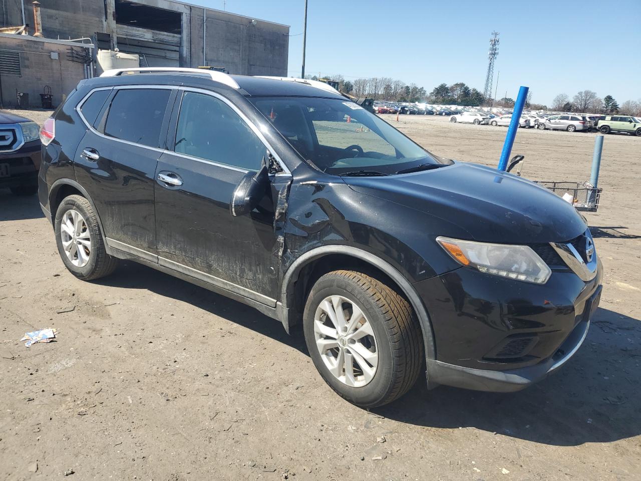 2016 Nissan Rogue VIN KNMAT2MV6GP626568 Copart auction photo, side / minor dent/scratches damage thumbnail 4