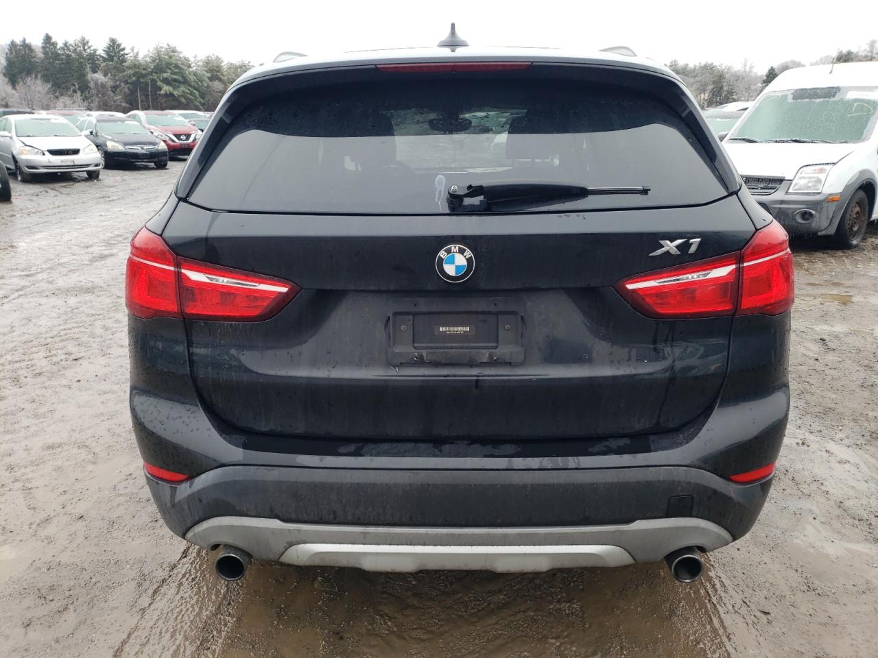 2017 BMW X1 VIN WBXHT3Z35H4A57765 Copart auction photo, front end / undercarriage damage thumbnail 6