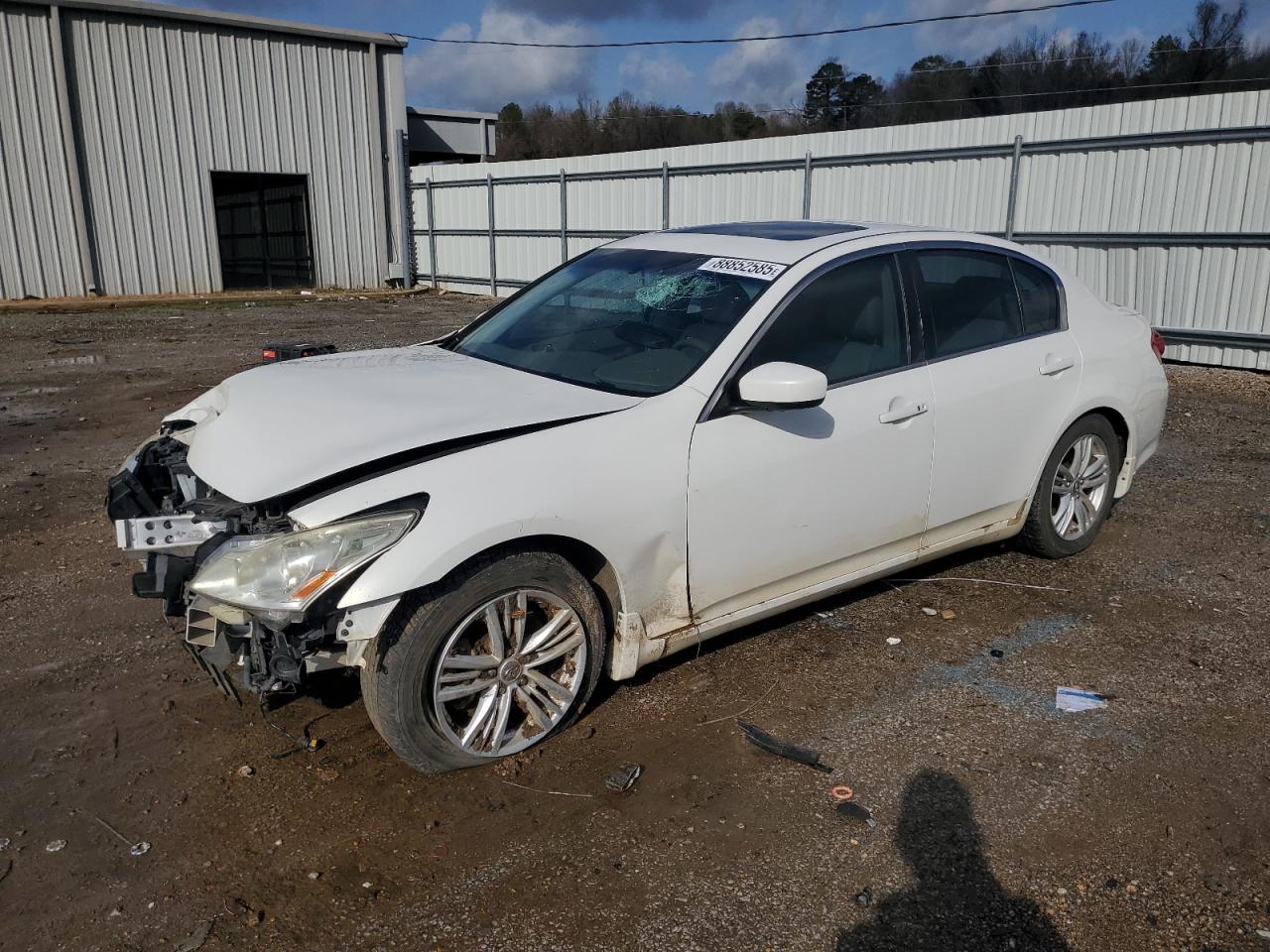 2012 Infiniti G VIN JN1CV6AP3CM932089