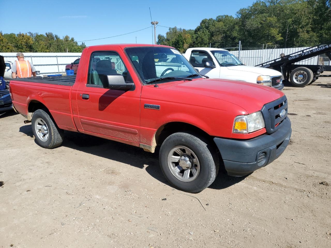 2008 Ford Ranger VIN 1FTYR10D98PA39299 Copart auction photo, rear end damage thumbnail 4