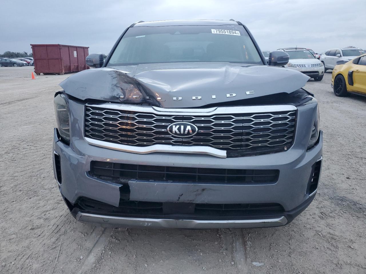 2020 KIA Telluride VIN 5XYP34HC8LG011418 Copart auction photo, front end damage thumbnail 5