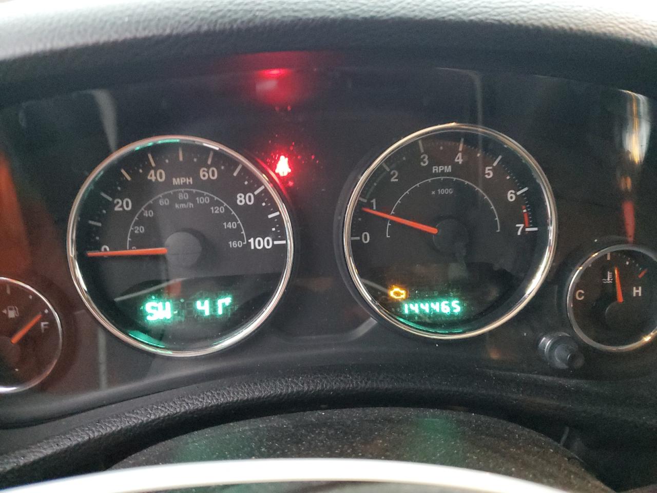 2014 Jeep Wrangler VIN 1C4BJWDG9EL109742 Copart auction photo, front end / undercarriage damage thumbnail 9