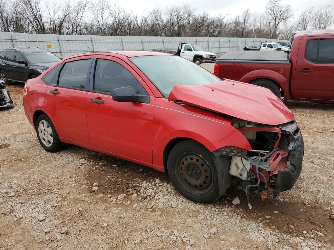 2008 Ford Focus VIN 1FAHP34N98W296186 Copart auction photo, front end / minor dent/scratches damage thumbnail 4
