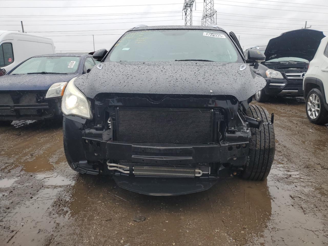 2014 Buick Enclave VIN 5GAKRBKD5EJ182453 Copart auction photo, front end / side damage thumbnail 5