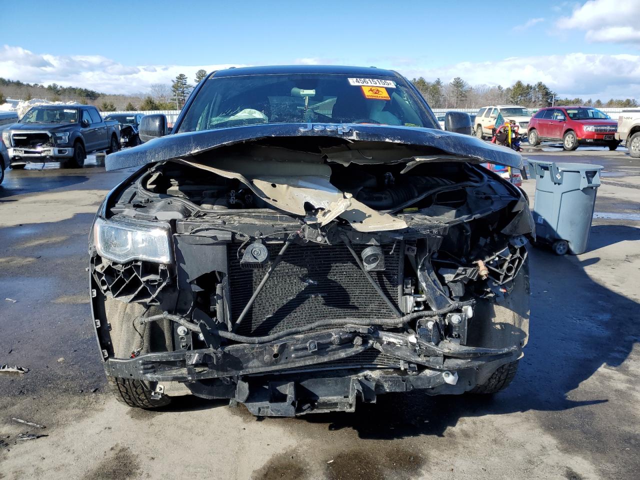 2018 Jeep Grand Cherokee VIN 1C4RJFAG5JC431906 Copart auction photo, front end damage thumbnail 5