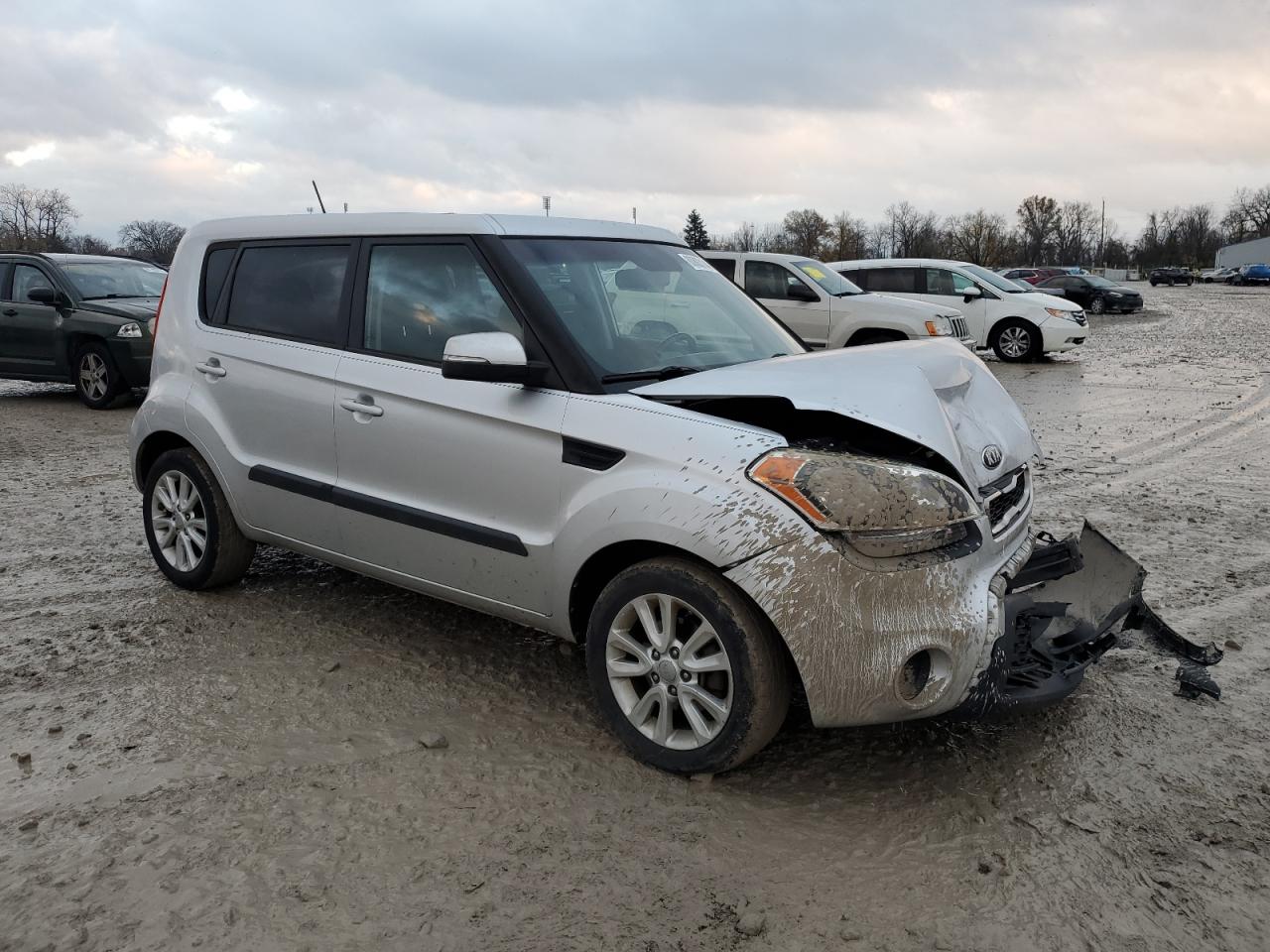 2013 KIA Soul VIN KNDJT2A67D7585280 Copart auction photo, front end damage thumbnail 4
