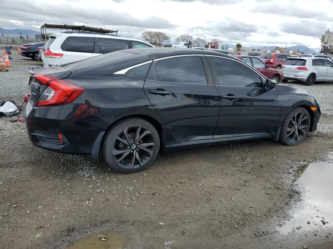 2020 Honda Civic VIN 19XFC2F82LE207270 Copart auction photo, minor dent/scratches damage thumbnail 3