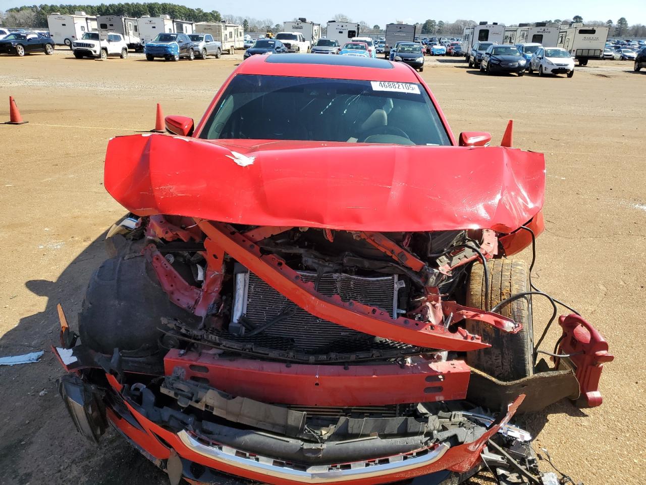 2021 Cadillac CT5 VIN 1G6DP5RK3M0144231 Copart auction photo, front end / mechanical damage thumbnail 5