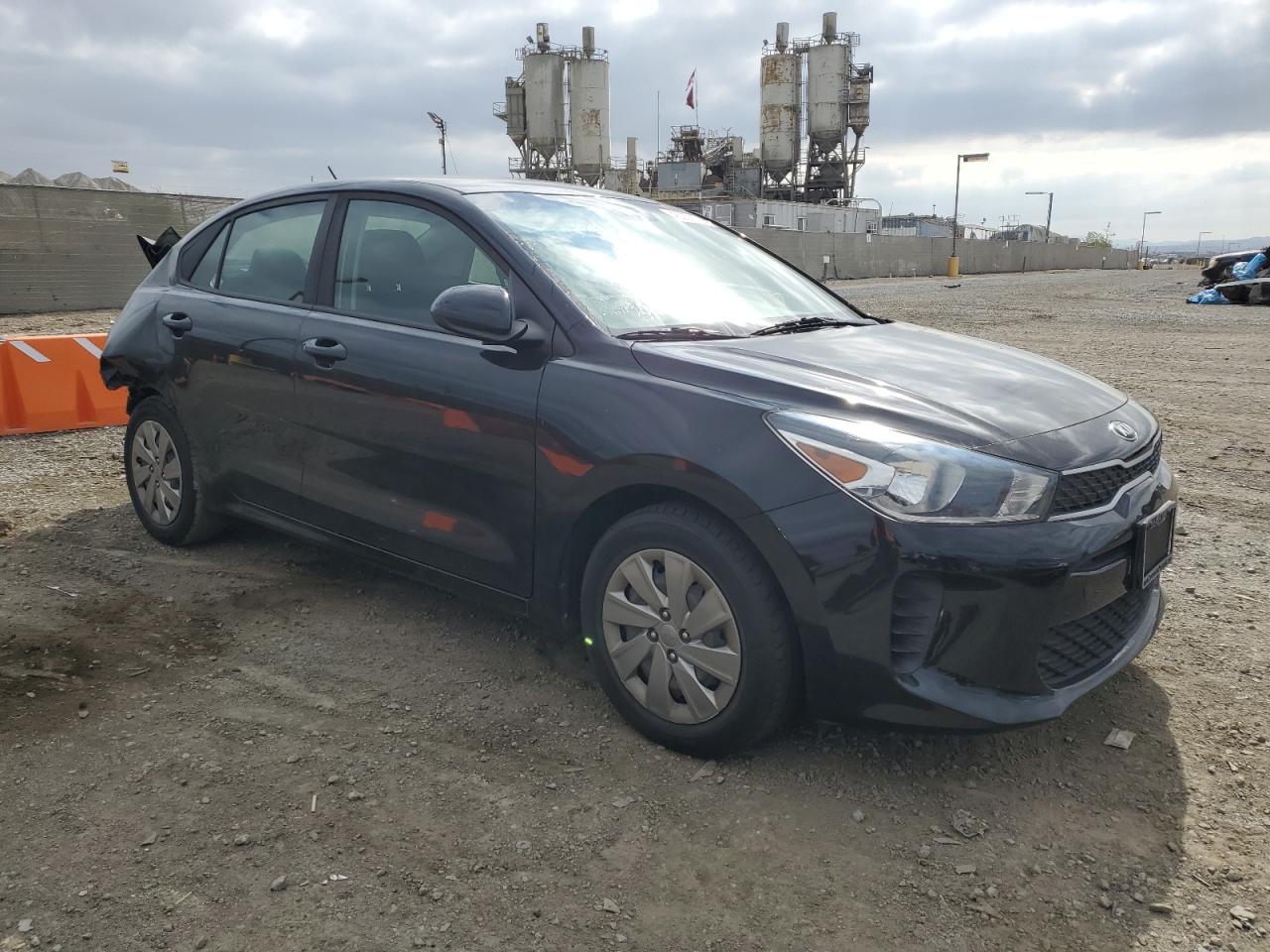 2019 KIA Rio VIN 3KPA24AB6KE211493 Copart auction photo, rear end damage thumbnail 4