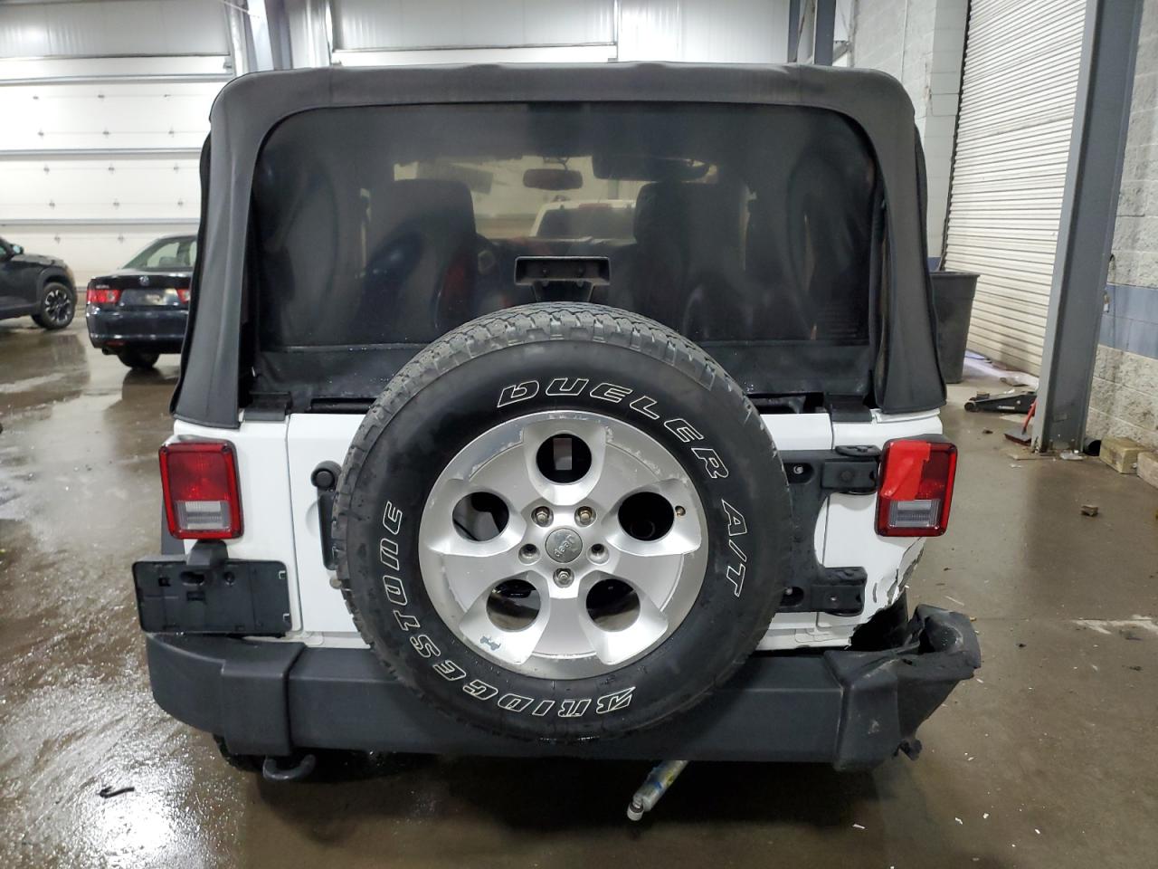 2016 Jeep Wrangler VIN 1C4AJWAG4GL263066 Copart auction photo, rear end damage thumbnail 6