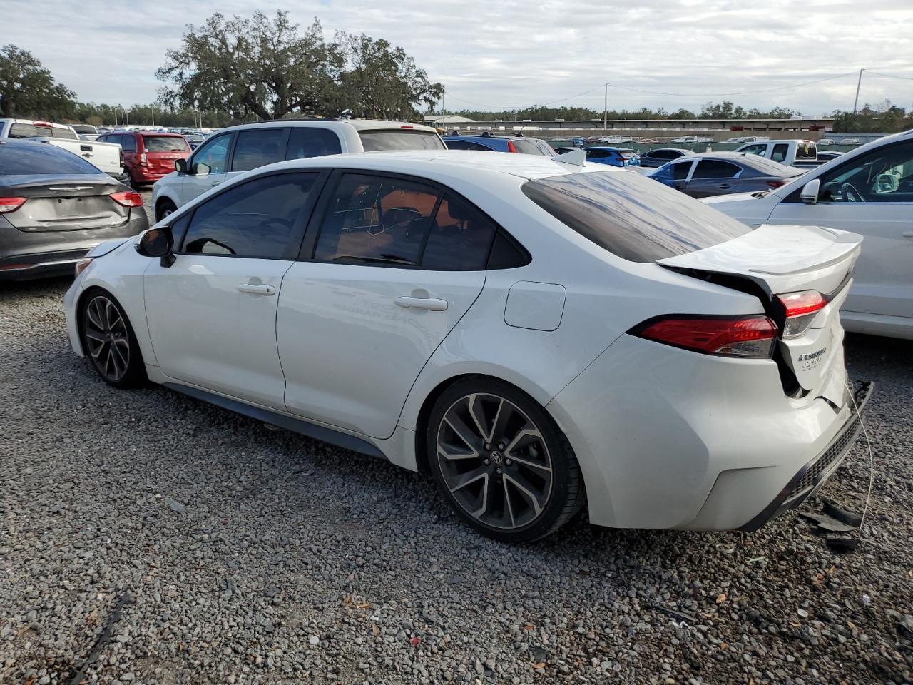2020 Toyota Corolla VIN JTDS4RCE8LJ015059 Copart auction photo, rear end damage thumbnail 2