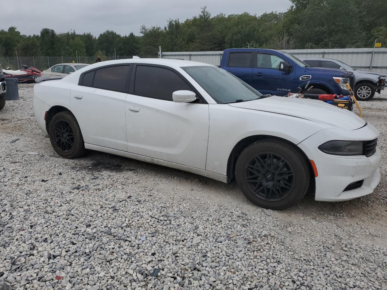 2016 Dodge Charger VIN 2C3CDXHG6GH129611 Copart auction photo, front end / side damage thumbnail 4