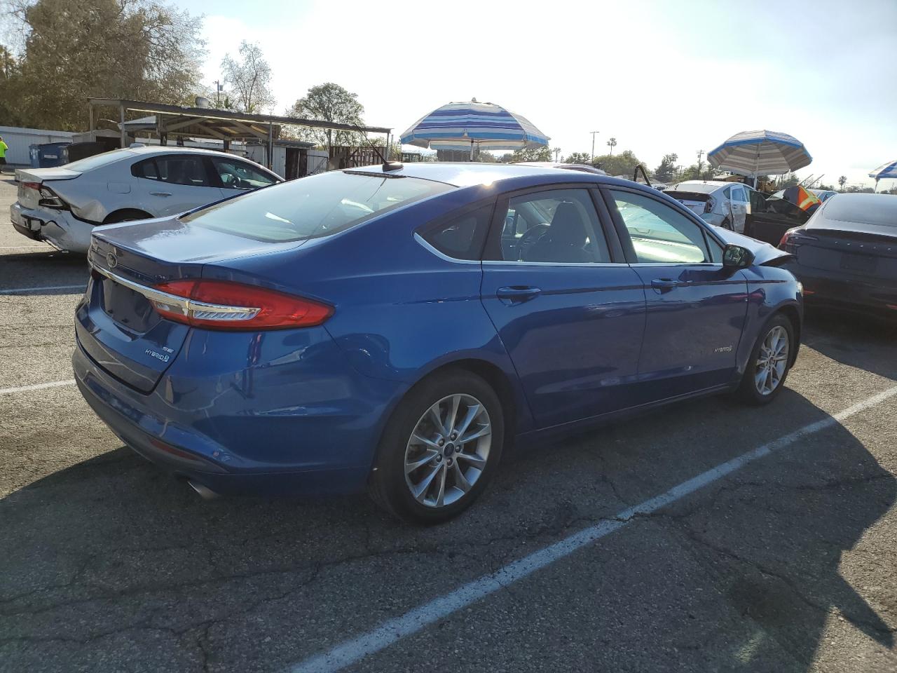 2017 Ford Fusion VIN 3FA6P0LU9HR323579 Copart auction photo, front end / minor dent/scratches damage thumbnail 3