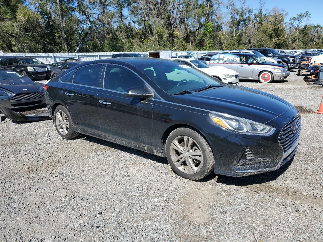 2018 Hyundai Sonata VIN 5NPE34AF3JH636746 Copart auction photo, rear end damage thumbnail 4