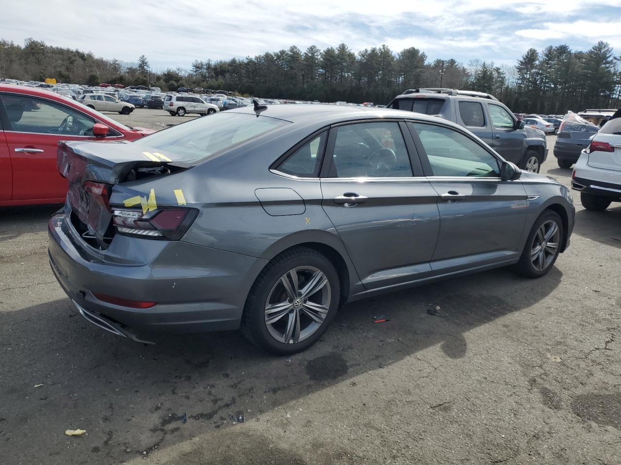 2020 Volkswagen Jetta VIN 3VWCB7BU1LM016528 Copart auction photo, rear end / minor dent/scratches damage thumbnail 3
