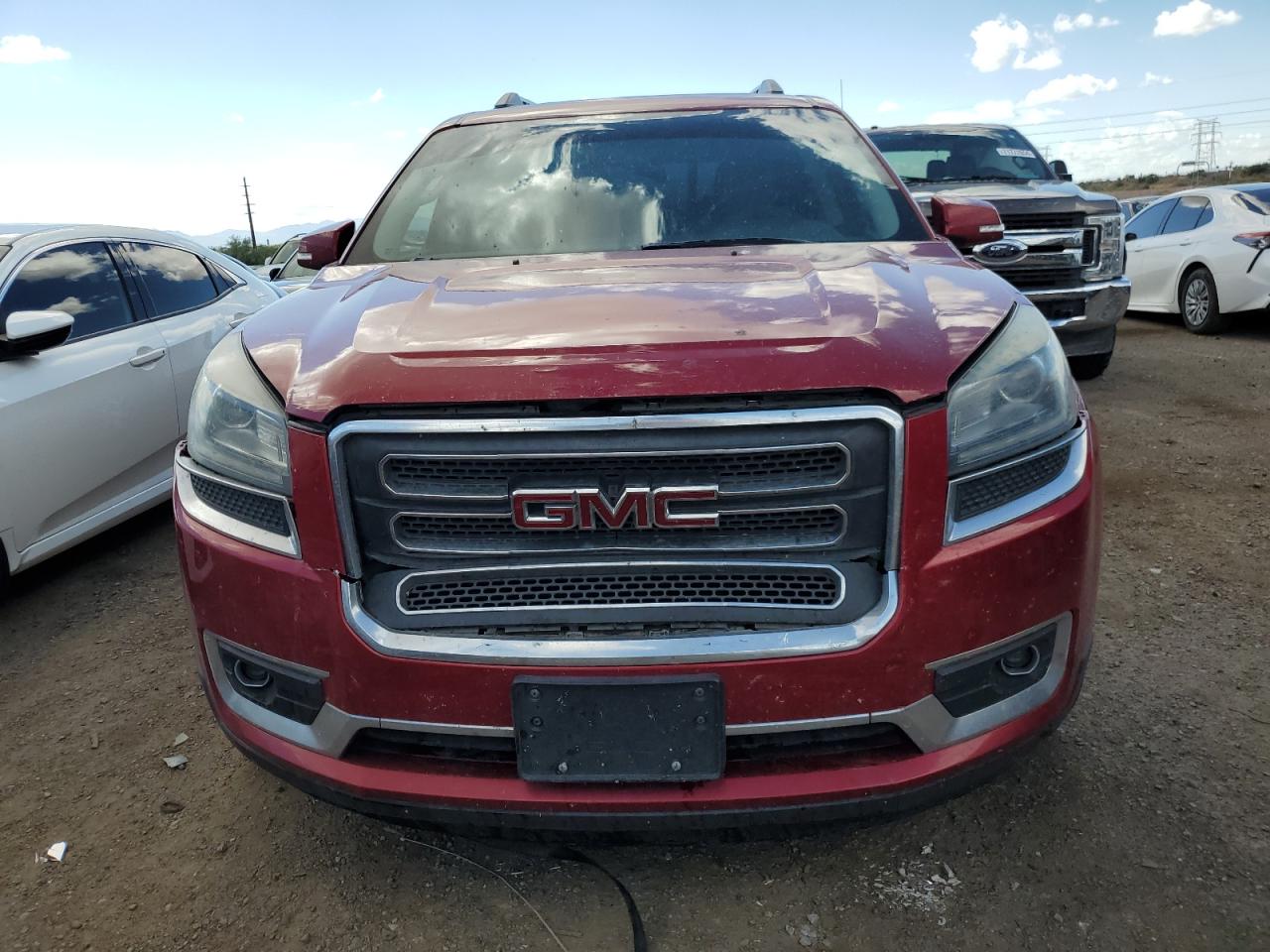 2013 GMC Acadia VIN 1GKKRRKD1DJ204538 Copart auction photo, front end damage thumbnail 5