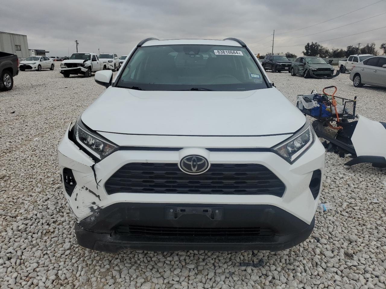 2020 Toyota RAV 4 VIN 2T3W1RFV7LC045727 Copart auction photo, all over damage thumbnail 5