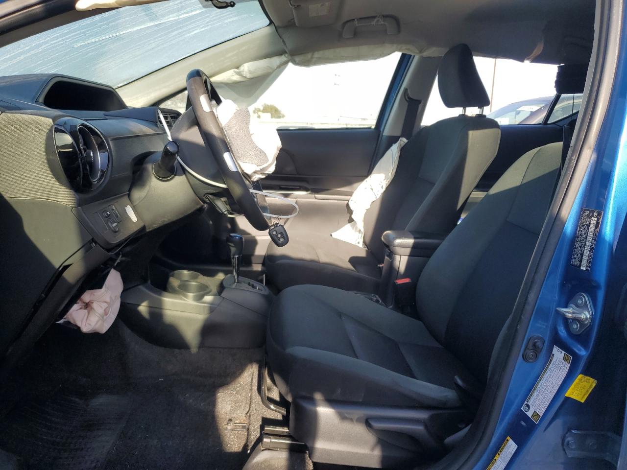 2015 Toyota Prius VIN JTDKDTB37F1105563 Copart auction photo, all over damage thumbnail 7