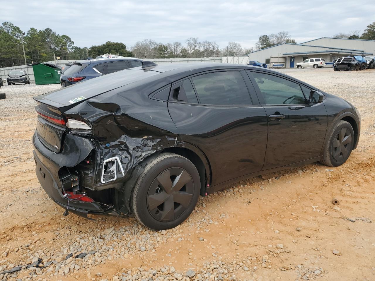 2024 Toyota Prius VIN JTDACAAU5R3036877 Copart auction photo, rear end / side damage thumbnail 3