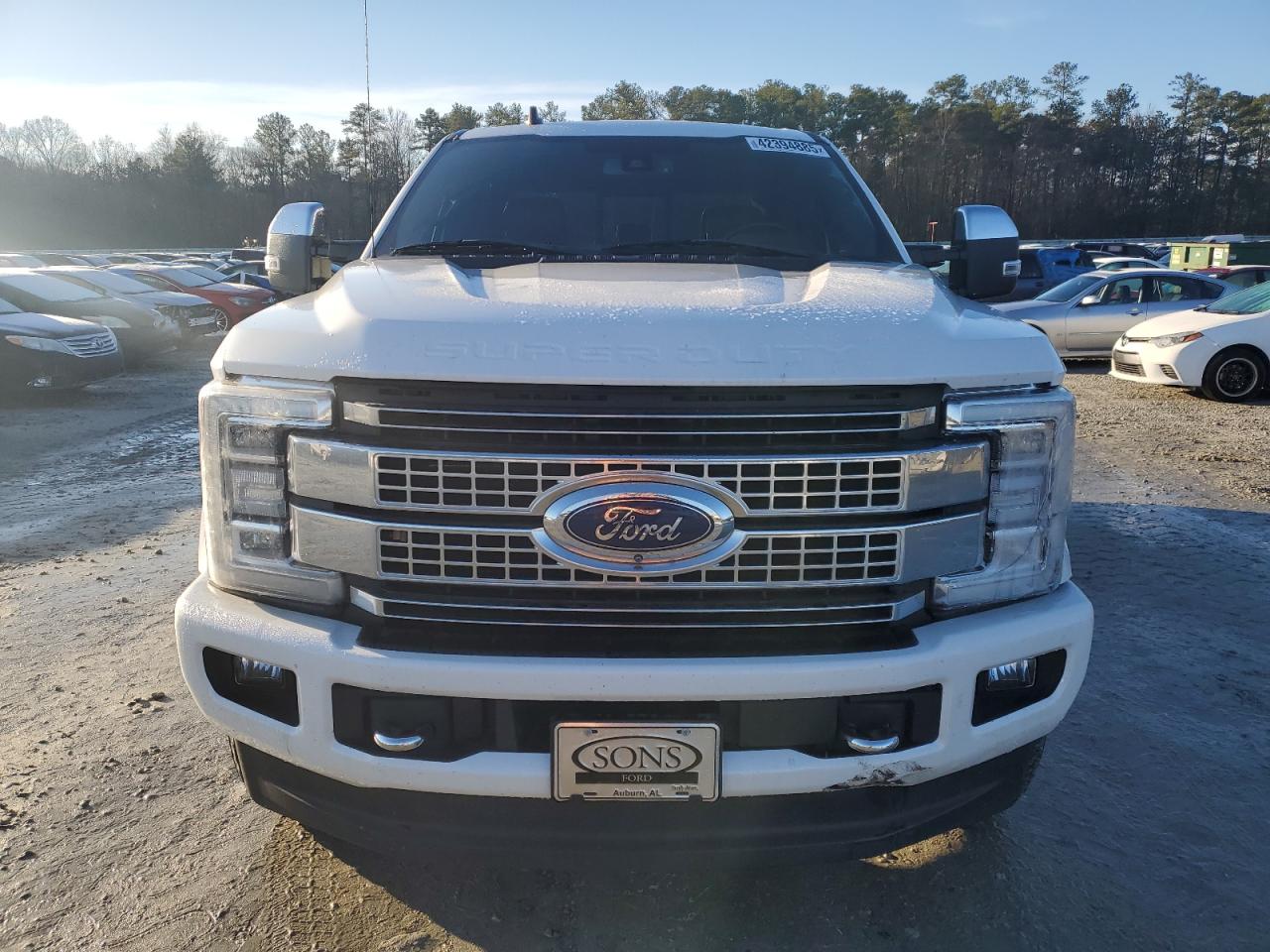 2019 Ford F250 VIN 1FT7W2BT2KEG83051 Copart auction photo, front end damage thumbnail 5