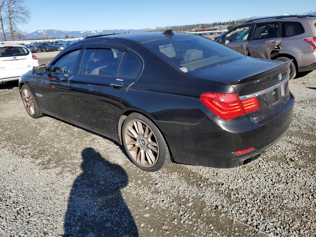 2010 BMW 7er VIN WBAKB0C51ACY40084 Copart auction photo, side damage thumbnail 2