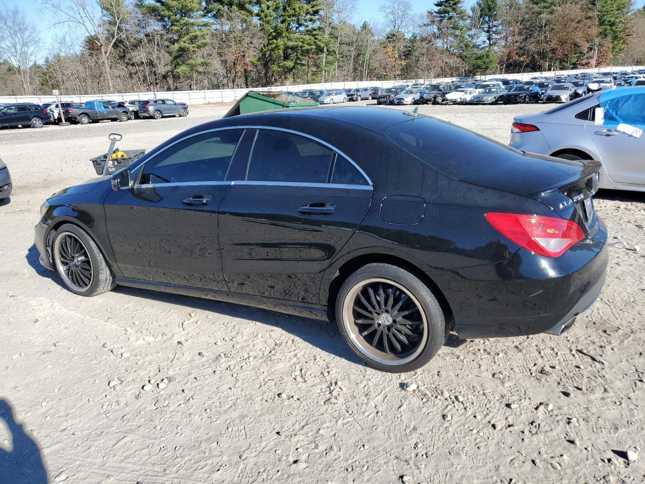 2016 Mercedes-Benz CLA-klasse VIN WDDSJ4EB0GN355695 Copart auction photo, front end / undercarriage damage thumbnail 2