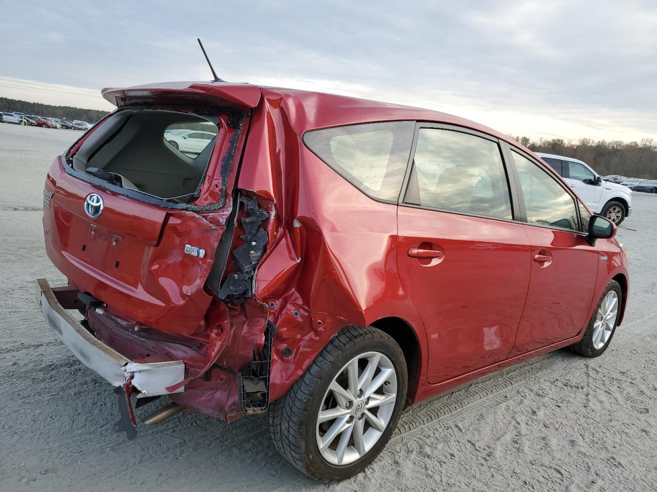 2014 Toyota Prius VIN JTDZN3EU0E3296438 Copart auction photo, rear end / minor dent/scratches damage thumbnail 3