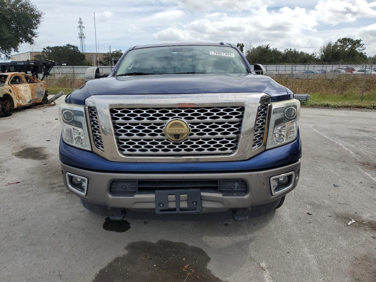 2016 Nissan Titan VIN 1N6BA1F25GN503098 Copart auction photo, rear end damage thumbnail 5