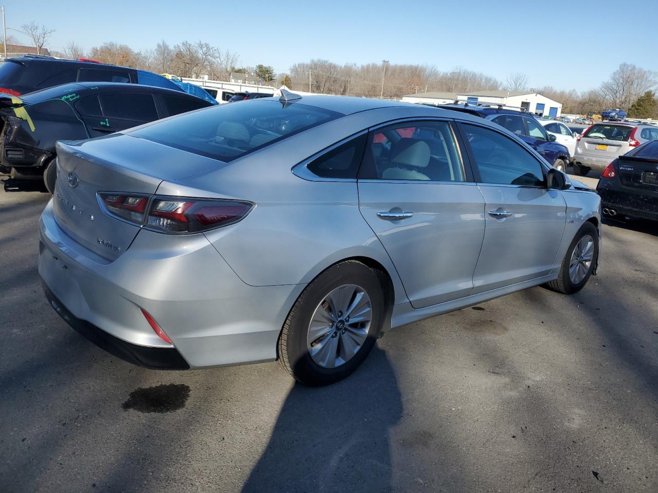 2018 Hyundai Sonata VIN KMHE24L31JA082504 Copart auction photo, front end damage thumbnail 3