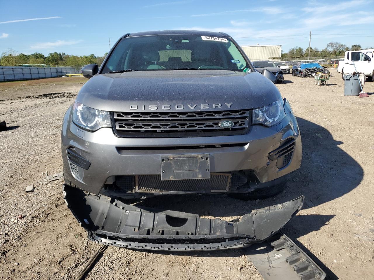 2016 Land Rover Discovery VIN SALCP2BG4GH569078 Copart auction photo, front end / side damage thumbnail 5