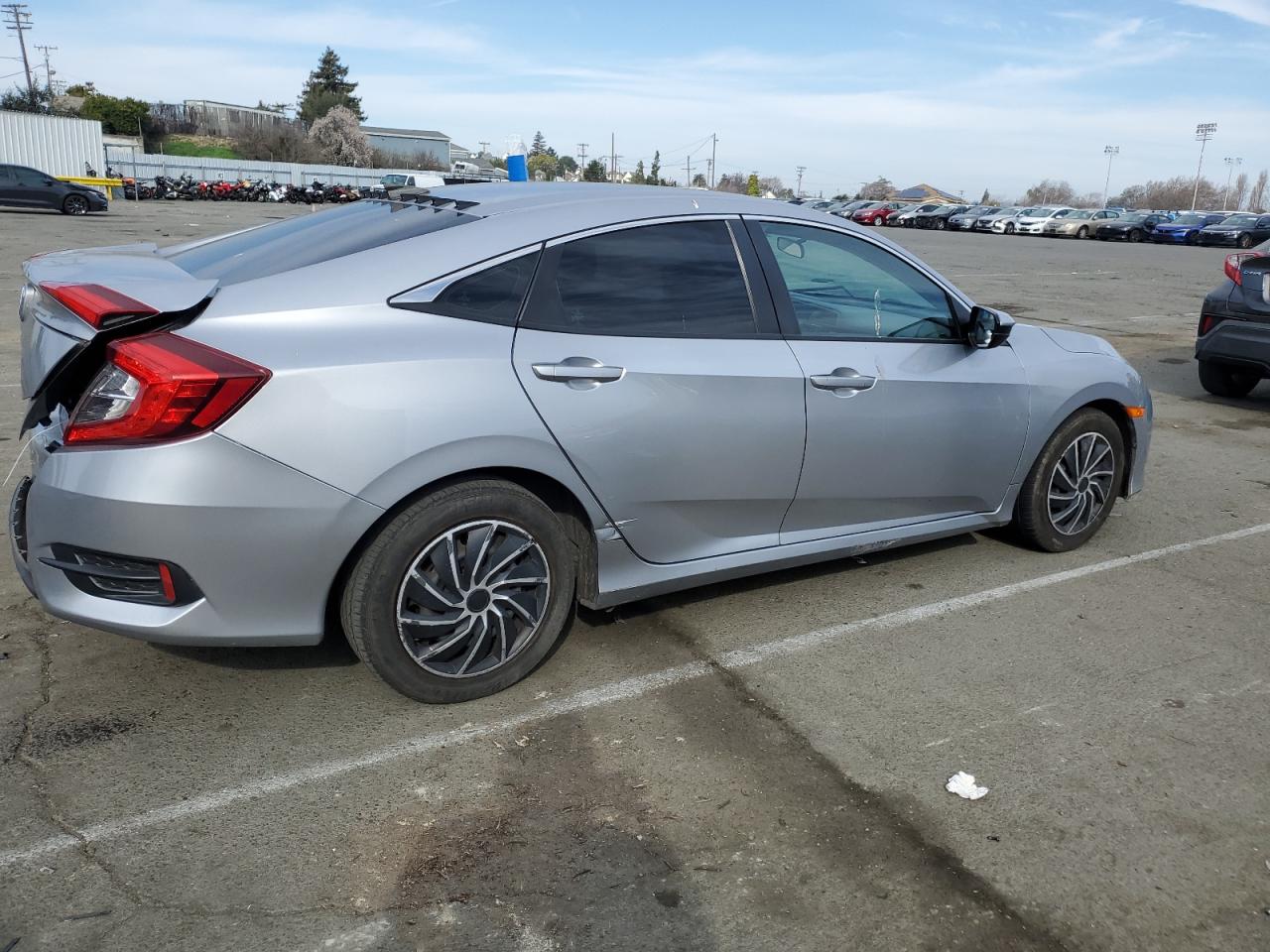 2018 Honda Civic VIN 2HGFC2F56JH510769 Copart auction photo, rear end / minor dent/scratches damage thumbnail 3