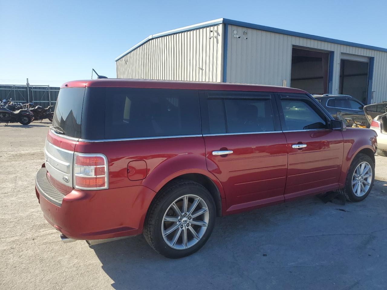 2015 Ford Flex VIN 2FMGK5D83FBA15231 Copart auction photo, front end damage thumbnail 3